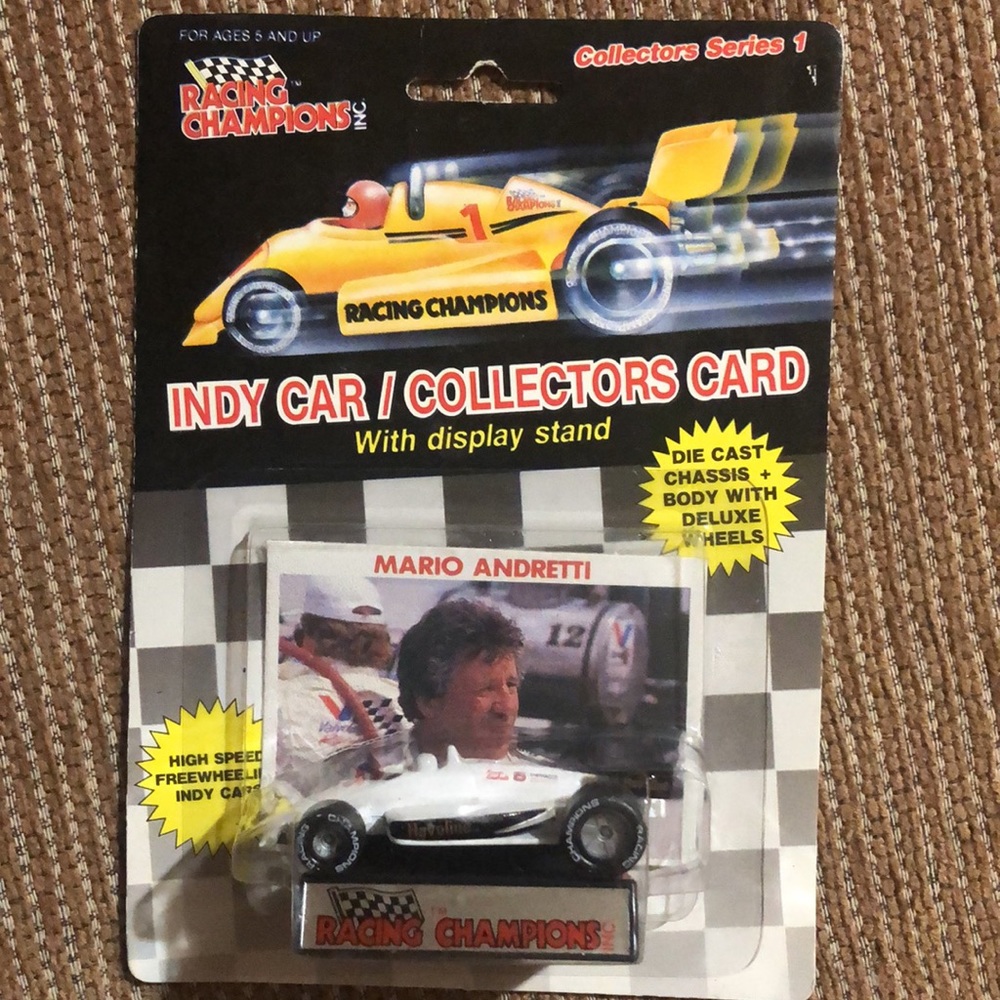 ‘89 Mario Andretti Indy Car/card